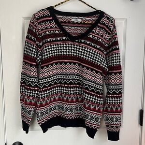 NWOT Croft & Barrow Sweater Size Large Woman’s L Holiday Sweater